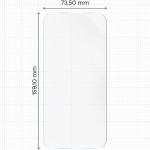Folie protectie Bizon Film Hydrogel compatibila cu Nothing Phone (4a) / (4a) Pro, Transparent 3 - lerato.ro