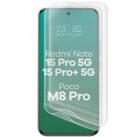 Set 2 folii protectie Bizon Film Hydrogel compatibile cu Xiaomi Redmi Note 15 Pro 5G / 15 Pro Plus 5G / POCO M8 Pro 5G, Transparent 6 - lerato.ro
