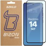 Folie sticla securizata Bizon Glass Edge compatibila cu Realme 14 5G / 14T 5G , Negru 2 - lerato.ro
