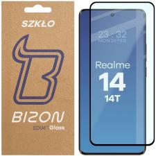Folii protectie Realme 14 5G / 14T 5G, Folie sticla securizata Bizon Glass Edge compatibila cu Realme 14 5G / 14T 5G , Negru, lerato.ro