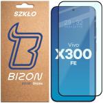 Folie sticla securizata Bizon Glass Edge compatibila cu Vivo X300 FE, Negru 2 - lerato.ro
