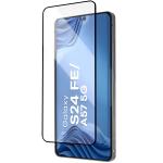 Folie sticla securizata Bizon Glass Aplikator Edge, Kit montare inclus, compatibila cu Samsung Galaxy S24 FE / A57 5G, Negru 2 - lerato.ro