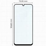 Set 2 folii sticla securizata Bizon Glass Aplikator Edge, Kit montare inclus, compatibile cu Samsung Galaxy A16 / A17, Negru 3 - lerato.ro