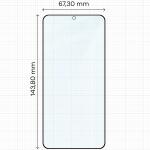 Set 2 folii sticla securizata Bizon Glass Aplikator Edge, Kit montare inclus, compatibile cu Samsung Galaxy S25 / S24, Negru 3 - lerato.ro