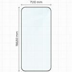 Folie sticla securizata Bizon Glass Aplikator Edge, Kit montare inclus, compatibila cu Xiaomi Poco F7 Pro / F7 Ultra, Negru 3 - lerato.ro