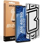 Folie sticla securizata Bizon Glass Aplikator Edge, Kit montare inclus, compatibila cu Samsung Galaxy A16 / A17, Negru 4 - lerato.ro