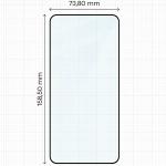 Folie sticla securizata Bizon Glass Aplikator Edge, Kit montare inclus, compatibila cu Samsung Galaxy A27 5G, Negru 3 - lerato.ro