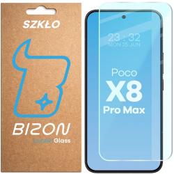 Folie sticla securizata Bizon Glass Clear compatibila cu Xiaomi Poco X8 Pro Max, Transparent