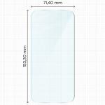 Folie sticla securizata Bizon Glass Clear compatibila cu Xiaomi 17T, Transparent 3 - lerato.ro