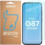 Folie sticla securizata Bizon Glass Clear compatibila cu Motorola Moto G67 5G / G77 5G / G87 5G, Transparent 2 - lerato.ro