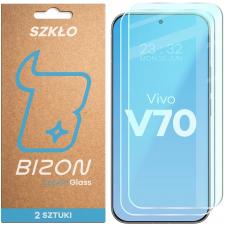 Set 2 folii sticla securizata Bizon Glass Clear Duo compatibile cu Vivo V70 5G, Transparent