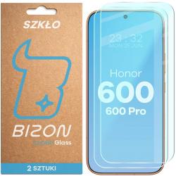 Set 2 folii sticla securizata Bizon Glass Clear Duo compatibile cu Honor 600 5G / 600 Pro 5G, Transparent