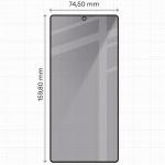 Folie sticla securizata Bizon Glass Aplikator Shadow Privacy, Kit montare inclus, compatibila cu Samsung Galaxy S25 Ultra, Negru 3 - lerato.ro