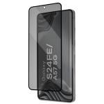 Folie sticla securizata Bizon Glass Aplikator Shadow Privacy, Kit montare inclus, compatibila cu Samsung Galaxy S24 FE / A57 5G, Negru 2 - lerato.ro