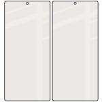 Set 2 folii sticla securizata Bizon Glass Matte Duo compatibile cu Samsung Galaxy S25 Ultra, Negru 5 - lerato.ro