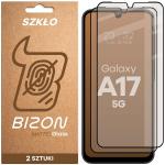 Set 2 folii sticla securizata Bizon Glass Matte Duo compatibile cu Samsung Galaxy A17 5G, Negru 2 - lerato.ro
