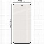 Set 2 folii sticla securizata Bizon Glass Matte Duo compatibile cu Xiaomi Redmi 15 4G / 5G, Negru 3 - lerato.ro