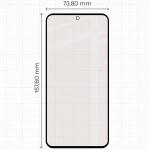 Set 2 folii sticla securizata Bizon Glass Matte Duo compatibile cu Samsung Galaxy A27 5G, Negru 3 - lerato.ro