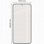 Set 2 folii sticla securizata Bizon Glass Matte Duo compatibile cu Xiaomi Redmi Note 15 Pro 5G, Negru 3 - lerato.ro