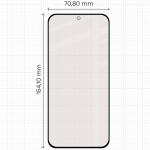 Set 2 folii sticla securizata Bizon Glass Matte Duo compatibile cu Vivo V70 5G, Negru 3 - lerato.ro