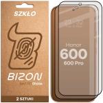 Set 2 folii sticla securizata Bizon Glass Matte Duo compatibile cu Honor 600 5G / 600 Pro 5G, Negru 2 - lerato.ro