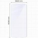 Set 2 folii sticla hibrid Bizon Hybrid Mule Duo compatibile cu Vivo X300 FE, Transparent 3 - lerato.ro