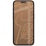 Folie sticla securizata Bizon Glass Matte compatibila cu iPhone 15 Pro Max, Negru 4 - lerato.ro