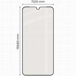 Folie sticla securizata Bizon Glass Matte compatibila cu Samsung Galaxy A17 5G, Negru 3 - lerato.ro