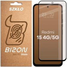 Folii protectie telefoane Xiaomi Redmi 15 4G / 15 5G, Folie sticla securizata Bizon Glass Matte compatibila cu Xiaomi Redmi 15 4G / 5G, Negru, lerato.ro