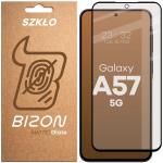 Folie sticla securizata Bizon Glass Matte compatibila cu Samsung Galaxy A57 5G, Negru 2 - lerato.ro