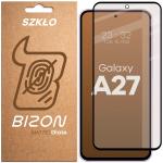 Folie sticla securizata Bizon Glass Matte compatibila cu Samsung Galaxy A27 5G, Negru 2 - lerato.ro