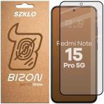 Folie sticla securizata Bizon Glass Matte compatibila cu Xiaomi Redmi Note 15 Pro 5G, Negru 2 - lerato.ro