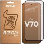Folie sticla securizata Bizon Glass Matte compatibila cu Vivo V70 5G, Negru 2 - lerato.ro