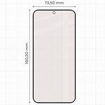 Folie sticla securizata Bizon Glass Matte compatibila cu Vivo V70 FE 5G, Negru 3 - lerato.ro