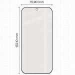 Folie sticla securizata Bizon Glass Matte compatibila cu Honor 600 5G / 600 Pro 5G, Negru 3 - lerato.ro