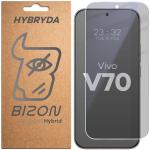 Folie sticla hibird Bizon Hybrid Shadow Privacy compatibila cu Vivo V70 5G, Negru 2 - lerato.ro