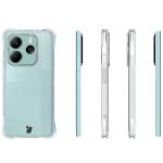 Kit protectie 3 in 1 BizonMobile Clear Pack, Carcasa Bizon Salpa si 2 folii sticla Bizon Glass Clear 2, compatibil cu Xiaomi Redmi Note 14 5G, Transparent 5 - lerato.ro