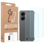 Kit protectie 3 in 1 BizonMobile Clear Pack, Carcasa Bizon Salpa si 2 folii sticla Bizon Glass Clear 2, compatibil cu Xiaomi Poco F7, Transparent 10 - lerato.ro