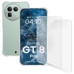 Kit protectie 3 in 1 BizonMobile Clear Pack, Carcasa Bizon Salpa si 2 folii Bizon Glass Clear Hydrogel, compatibil cu Realme GT 8 Pro, Transparent 2 - lerato.ro