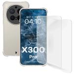 Kit protectie 3 in 1 BizonMobile Clear Pack, Carcasa Bizon Salpa si 2 folii Bizon Glass Clear Hydrogel, compatibil cu Vivo X300 Pro, Transparent 2 - lerato.ro