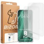 Kit protectie 3 in 1 BizonMobile Clear Pack, Carcasa Bizon Salpa si 2 folii Bizon Glass Clear Hydrogel, compatibil cu Honor Magic 8 Pro, Transparent 10 - lerato.ro