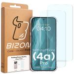 Kit protectie 3 in 1 BizonMobile Clear Pack, Carcasa Bizon Salpa si 2 folii sticla Bizon Glass Clear, compatibil cu Nothing Phone (4a) Pro, Transparent 10 - lerato.ro