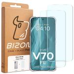 Kit protectie 3 in 1 BizonMobile Clear Pack, Carcasa Bizon Salpa si 2 folii sticla Bizon Glass Clear 2, compatibil cu Vivo V70 FE 5G, Transparent 10 - lerato.ro
