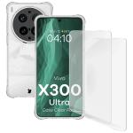 Kit protectie 3 in 1 BizonMobile Clear Pack, Carcasa Bizon Salpa si 2 folii Bizon Glass Clear Hydrogel, compatibil cu Vivo X300 Ultra, Transparent 2 - lerato.ro