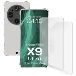 Kit protectie 3 in 1 BizonMobile Clear Pack, Carcasa Bizon Salpa si 2 folii Bizon Glass Clear Hydrogel, compatibil cu Oppo Find X9 Ultra, Transparent 2 - lerato.ro