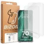 Kit protectie 3 in 1 BizonMobile Clear Pack, Carcasa Bizon Salpa si 2 folii Bizon Glass Clear Hydrogel, compatibil cu Motorola Edge 70 Fusion, Transparent 10 - lerato.ro