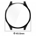 Carcasa cu protectie ecran din sticla securizata BizonMobile compatibila cu Huawei Watch GT 5 46 mm, Negru 3 - lerato.ro
