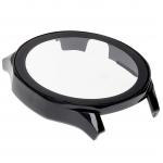 Carcasa cu protectie ecran din sticla securizata BizonMobile compatibila cu Huawei Watch GT 5 46 mm, Negru 8 - lerato.ro