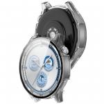 Carcasa cu protectie ecran din sticla securizata BizonMobile compatibila cu Huawei Watch GT 5 46 mm, Transparent 5 - lerato.ro