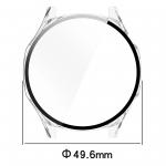 Carcasa cu protectie ecran din sticla securizata BizonMobile compatibila cu Huawei Watch GT 5 46 mm, Transparent 3 - lerato.ro